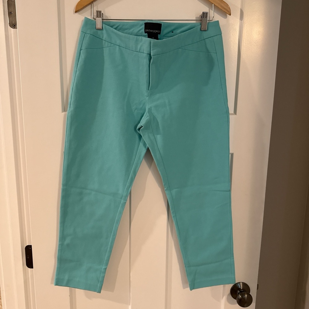Cynthia Rowley Turquoise Trousers